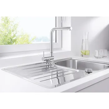 Virtuves maisītājs BLANCO LARESSA-F LI Hromēts HD 521546