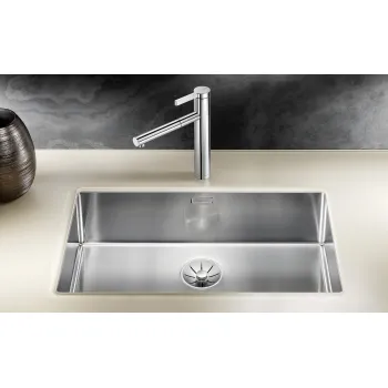 Virtuves Izlietne BLANCO CLARON 700-U InFino O.AF Nerūsējošais tērauds, Satīna spīdīga 521581