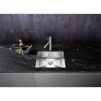 Virtuves Izlietne BLANCO ZEROX 500-U InFino O.AF Nerūsējošais tērauds, Satīna spīdīga 521589