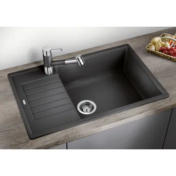 Virtuves Izlietne BLANCO ZIA XL 6 S SILG Compact PDUR Anthracite O.AF  SILGRANIT™, PuraDur™, Antracīta 523273