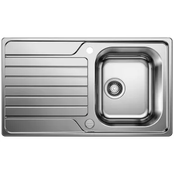 Virtuves Izlietne BLANCO DINAS 45 S O.AF Pulēts Nerūsējošais tērauds, ar notekas kontroli 523378