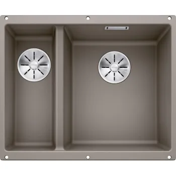 Virtuves Izlietne BLANCO SUBLINE 340/160-U RE SILG PDUR Tartufo InFino O.AF SILGRANIT™, PuraDur™, Tartufo 523565