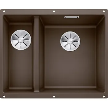 Virtuves Izlietne BLANCO SUBLINE 340/160-U RE SILG PDUR Coffee InFino O.AF SILGRANIT™, PuraDur™, Kafijas 523567