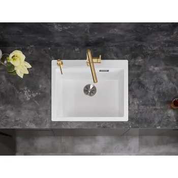 Virtuves Izlietne BLANCO Pleon 6 SILG White InFino M.AF SILGRANIT™, Balta 523690