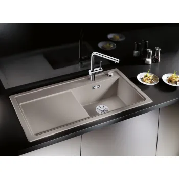 Virtuves Izlietne BLANCO ZENAR XL 6 S SILG LI PDUR Tartufo O.ZUB InFino M.AF SILGRANIT™, PuraDur™, Tartufo 524007