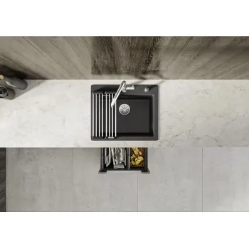 Virtuves Izlietne BLANCO PALONA 6 Ceramic PPLUS Basalt InFino M.AF  Keramika, PuraPlus™, Bazalta (Keramika) 524737