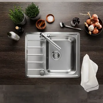 Virtuves Izlietne BLANCO LEMIS 45S-IF Mini O.AFNerūsējošais tērauds, Krāsots pārklājums 525115