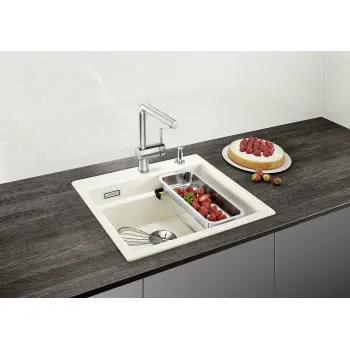 Virtuves Izlietne BLANCO ETAGON 6 Ceramic Magnolia glossy InFino M.AF Keramika, Magnolija spīdīga (Keramika) 525157