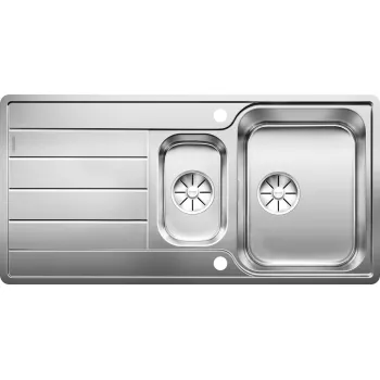 Virtuves Izlietne BLANCO CLASSIMO 6 S-IF RV 2B brushed M.ZUB InFino M.AF Nerūsējošais tērauds, Krāsots pārklājums 525329
