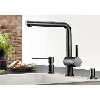 Virtuves maisītājs BLANCO LINUS-S matt Melns HP 525807