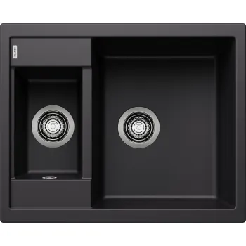 Virtuves Izlietne BLANCO METRA 6 SILG PDUR Black O.ZUB O.AF Melna, SILGRANIT™ 525923