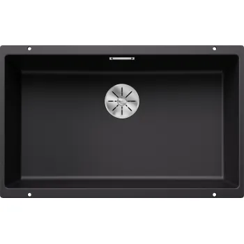 Virtuves Izlietne BLANCO SUBLINE 700-U SILG PDUR Black InFino O.AF Melna, SILGRANIT™ 526001