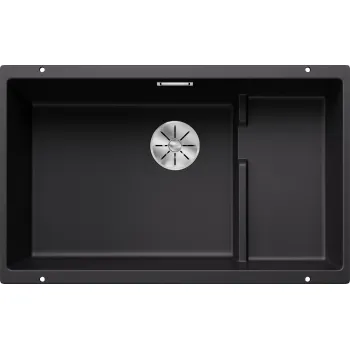 Virtuves Izlietne BLANCO SUBLINE 700-U Level SILG PDUR Black M.ZUB InFino O.AF Melna, SILGRANIT™ 526003