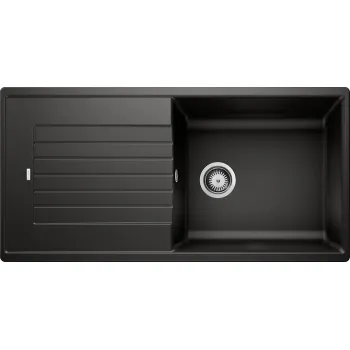 Virtuves Izlietne BLANCO ZIA XL 6 S SILG PDUR Black O.AF Melna, SILGRANIT™ 526024