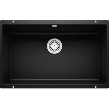 Virtuves Izlietne BLANCO ROTAN 700-U Black O.AF SILGRANIT™, Melna 526099