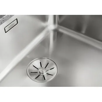 Virtuves izlietne BLANCO SOLIS 400-U BRUSHED InFino O.AF Nerūsējošā tērauda 526117