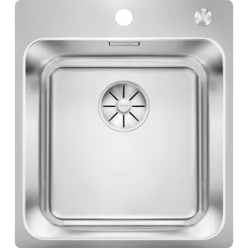 Virtuves Izlietne BLANCO SOLIS 400-IF/A BRUSHED InFino M.PC Nerūsējošais tērauds, Krāsots pārklājums 526119