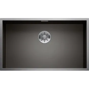 Virtuves Izlietne BLANCO ZEROX 700-U Dark Steel InFino O.AF Nerūsējošais tērauds, Tumšs Tērauds 526244