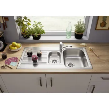 Virtuves Izlietne BLANCO TIPO II 6 S RV SST NATURAL O.AFNerūsējošais tērauds, Dabīgs pārklājums 526620