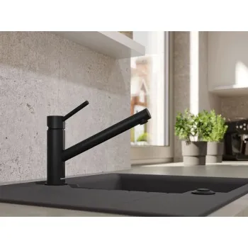 Virtuves maisītājs BLANCO KANO Melns matt HD 526667