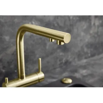 Virtuves maisītājs BLANCO FONTAS II Matēts Zelta HD 526692