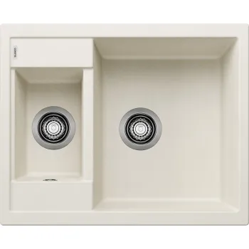 Virtuves Izlietne BLANCO METRA 6 SILG Soft white O.ZUB O.AF  SILGRANIT™, PuraDur™, Silti balts 527113