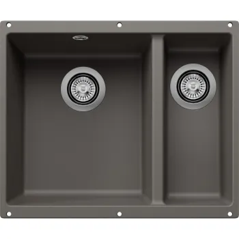 Virtuves Izlietne BLANCO ROTAN 340/160-U LI Volcano grey O.AF SILGRANIT™, Vulkāna pelēks 527327