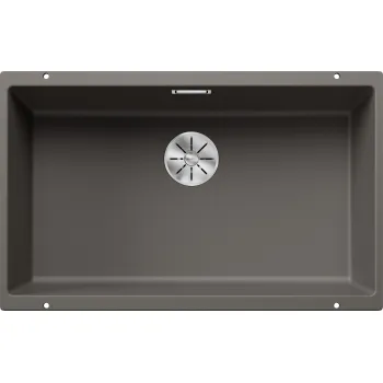 Virtuves Izlietne BLANCO SUBLINE 700-U SILG Volcano grey InFino O.AF SILGRANIT™, PuraDur™, Vulkāna pelēks 527356