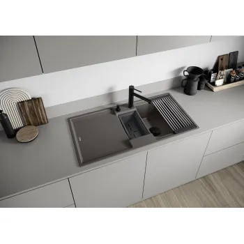 Virtuves Izlietne BLANCO ADIRA 6S SILG Anthracite M.AF SILGRANIT™, Antracīta 527602