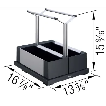 Atkritumu šķirošanas sistēmas BLANCO Storage Caddy 41 527668