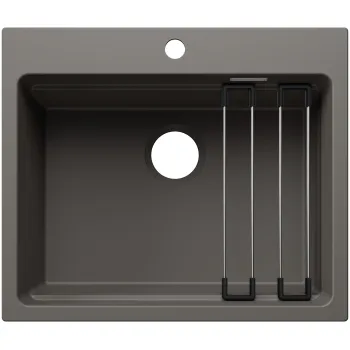 Virtuves Izlietne BLANCO ETAGON 6 SILG Volcano grey M.ZUB O.AF WFS SILGRANIT™, Vulkāna pelēks 527747