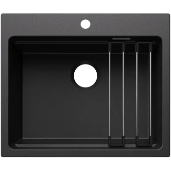 Virtuves Izlietne BLANCO ETAGON 6 SILG Anthracite M.ZUB O.AF WFS SILGRANIT™, Antracīta 527749