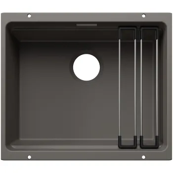 Virtuves Izlietne BLANCO Etagon 500-U SILG Volcano Grey M.ZUB O.AF WFS SILGRANIT™, Vulkāna pelēks 527755