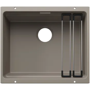 Virtuves Izlietne BLANCO Etagon 500-U SILG Tartufo M.ZUB O.AF WFS SILGRANIT™, Tartufo 527761
