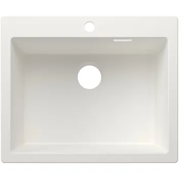 Virtuves Izlietne BLANCO PLEON 6 SILG White O.ZUB O.AF WFS SILGRANIT™, Balta 527775