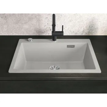 Virtuves Izlietne BLANCO PLEON 8 SILG White O.ZUB O.AF WFS SILGRANIT™, Balta 527783