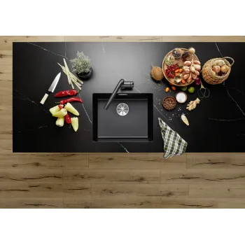 Virtuves Izlietne BLANCO SUBLINE 500-U SILG Anthracite O.ZUB O.AF WFS SILGRANIT™, Antracīta 527797