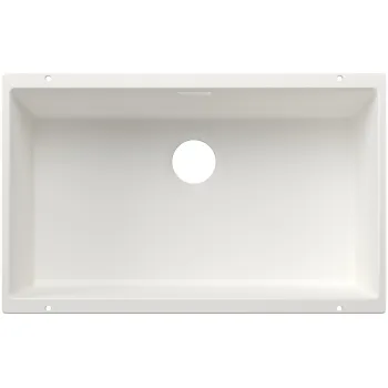 Virtuves Izlietne BLANCO SUBLINE 700-U SILG White O.ZUB O.AF WFS SILGRANIT™, Balta 527807