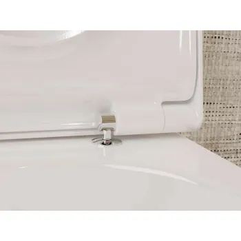 Poda vāks Hansgrohe EluPura S ar SoftClose+QuickReleas Balts 60197450