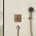 Dušas maisītājs Hansgrohe DuoTurn Q Iebūvējamais, 2 ierīcēm, birstēta bronza 75414140