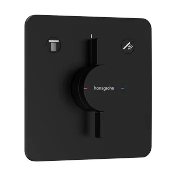Dušas maisītājs Hansgrohe DuoTurn Q Iebūvējamais, 2 ierīcēm, matēti melns 75414670