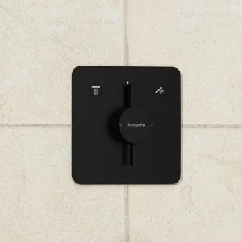 Dušas maisītājs Hansgrohe DuoTurn Q Iebūvējamais, 2 ierīcēm, matēti melns 75414670