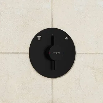 Dušas maisītājs Hansgrohe DuoTurn S Iebūvējamais, 2 ierīcēm, matēti melns 75418670