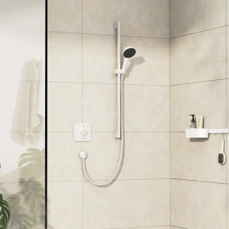 Dušas maisītājs Hansgrohe DuoTurn Q iebūvējamais, matēti balts 75614700
