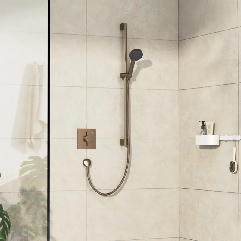Dušas maisītājs Hansgrohe DuoTurn E iebūvējamais, pulēta bronza 75617140