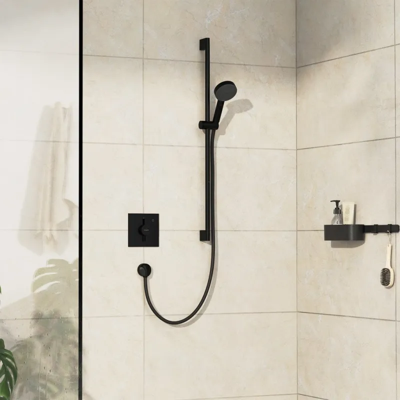 Dušas maisītājs Hansgrohe DuoTurn E iebūvējamais, matēti melns 75617670