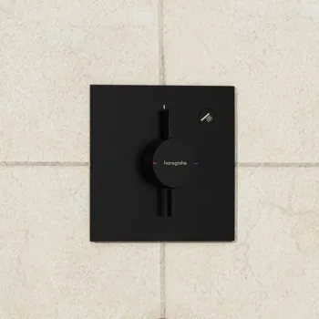 Dušas maisītājs Hansgrohe DuoTurn E iebūvējamais, matēti melns 75617670