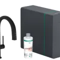 Vitruves maisītājs Hansgrohe Aqittura M91 ar izvelkamu galvu, SodaSystem, sBox, matēti melns 76836670