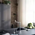 Vitruves maisītājs Hansgrohe Aqittura M91, SodaSystem, sBox, hroms 76837000