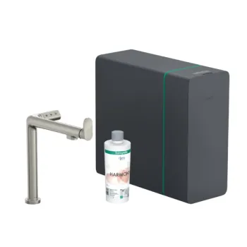 Vitruves maisītājs Hansgrohe Aqittura M91, SodaSystem, nerūsējošā tērauda imitācija 76837800